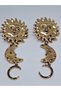 Steel Earrings Gold Color Women Jewelry - 3