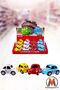 Set of 4 Mini Vosvos Toy Cars – Metal Pull-Back, Colorful Car Models - 7