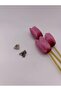 Silver Color, Wave Metal Button, 3Pcs