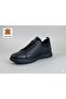 100% Genuine Leather Casual Sneaker Black Daily Shoes - 5