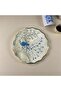 Special Design Handmade Wooden, Glass-Looking Tray Peacock Round
