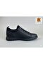 100% Genuine Leather Casual Sneaker Black Daily Shoes - 2