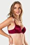 Women's Burgundy Drop Bra - 2