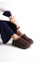 Women's Bitter Brown Winter Fur Slippers Tr14Mk01E - 2