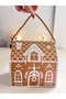 Christmas Cookie House Design Decorative Box 2 Pieces 9.5X14.5X16 cm Christmas Gift Box (Disassembled) - 2