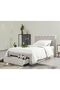 Bacia 120x200 Teen Bed with Drawer - Light Grey - Stylish Kids Furniture - 2-Year Warranty