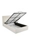 Hendrix 120x200 Kids Bed with Hydraulic Storage - White - 2-Year Warranty - Stylish & Functional - 5