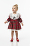 Baby Girl Dress Girls' Dress Birthday Party Wedding Special Occasion Long Sleeve Lined Dress