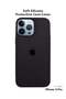 غطاء سيليكون متوافق مع الشعار لجهاز Apple iPhone 13 Pro