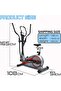 Dual Trainer EM-1547, Elliptical & Upright Exercise Bike, Magnetic Resistance, LCD - 2