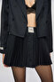 Ss6108 Pleated Front Buttoned Mini Skirt - 2