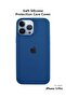 غطاء سيليكون متوافق مع الشعار لجهاز Apple iPhone 13 Pro