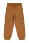 Pocket Cover Prehistoric Printed 6-9 Years Old Sweatpants - Brown 6-7 Years Old