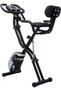 Foldable X-Bike EM-1549, 4-in-1 Fitness Cycle with Arm Bands, 10-Level Resistance