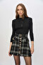 Ss6116 Plaid Mini Skirt - 2