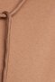 Women's Relax Fit Comfortable Cut Cotton Hooded Kangaroo Pocket Tile Sweatshirt - 6
