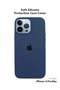 غطاء سيليكون متوافق مع الشعار لهاتف Apple iPhone 13 Pro Max غير لامع