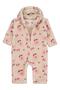 Flower Printed 6-18 Months Jumpsuit - Beige 12-18 Months - 3