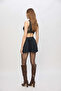 Ss6108 Pleated Front Buttoned Mini Skirt - 4