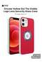 غطاء حماية مع عدسة شعار مرئية لهاتف Apple iPhone 12