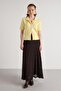 Women's Brown Lined Long Lace Skirt 30052 - 6