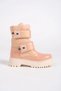 Elisa Velcro Parachute Fabric Patent Leather Women's Boots Rtt - Skin - 6