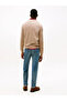 Classic Textured Crew Neck Men's Beige Sweater Mw0Mw36347Afe - 3