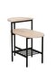 Jayde Side Table – Oak & Black Contemporary Accent Table for Indoor Spaces - 2