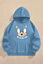 Children's Sonic Printed Hooded Sweatshirt Hoodie - 2