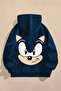 Children's Sonic Printed Hooded Sweatshirt Hoodie