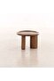 Oboro Wooden End Table – Walnut Natural Finish Stylish Side Table for Living Room - 5