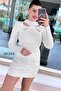 Open Neckline Knitwear Bodysuit 6K254 - 3
