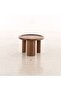 Oboro Wooden End Table – Walnut Natural Finish Stylish Side Table for Living Room - 7