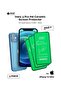 واقي شاشة مرن من السيراميك عالي الدقة مكون من 3 قطع لهاتف iPhone 12 Mini
