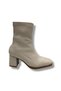 Kılınç 565-26 Skin Leather Zippered Thick Heel Women's Boots - 2