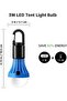 LED Camping Lantern, Camping Essentials, AAA Batteries Included, 4 Packs, Daylight White Cool - 6