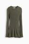 Sheer rib-knit top - 6