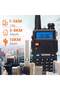 جهاز لاسلكي ثنائي النطاق احترافي UV-5R، عبوة من قطعتين، جهاز إرسال واستقبال يدوي متين، طاقة عالية 8 واط - 5