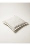 Mondri White Throw Pillow Cover (45X45) - 4