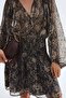 Smocked chiffon dress - 2