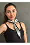 100X6 cm Satin Patterned Scarf Bag Accessory Neck Tie