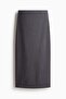 Long pencil skirt