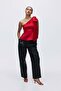 Bow-detail one-shoulder top - 2
