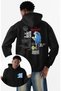 Unisex Debi Tirar Mas Fotos Sırt Printed Hooded Sweatshirt, Oversized Bad Bunny Themed Hoodie