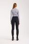 Waterproof Horse Pattern Silicone Women's Riding Pants Navy Blue Color - 5
