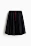 Pleated drawstring skirt - 2