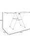Cloth Dryer Rack White/Green Cloth Drying Stand - 4