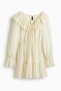 Flounce-collar dress - 4
