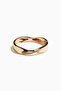 Twisted hinged bangle