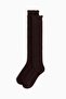 Pattern-knit long socks - 2